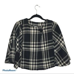 Size Large Wool Blend Capelet Cape Shrug